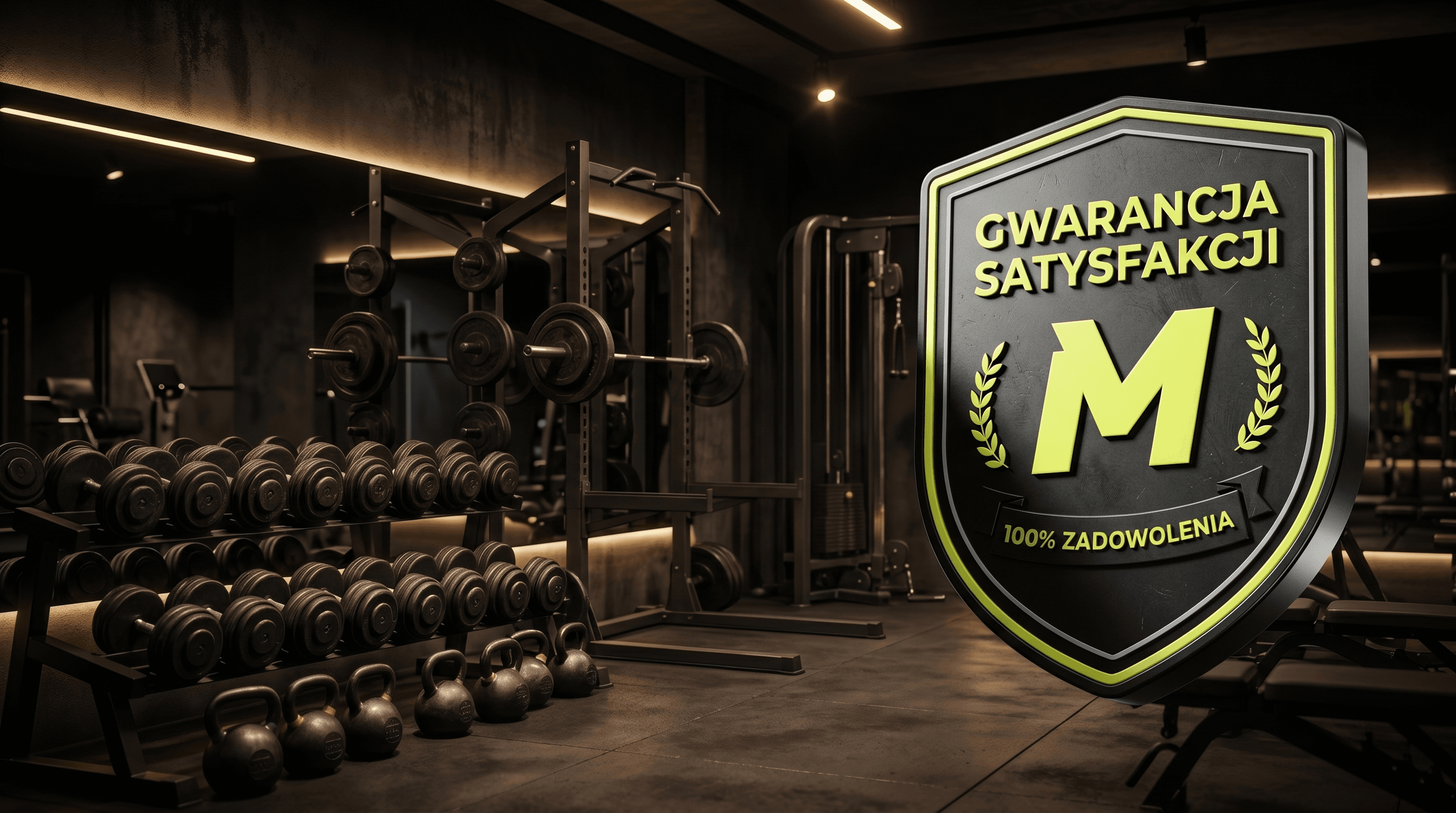 Prezentacja graficzna gwarancji satysfakcji – Muscly