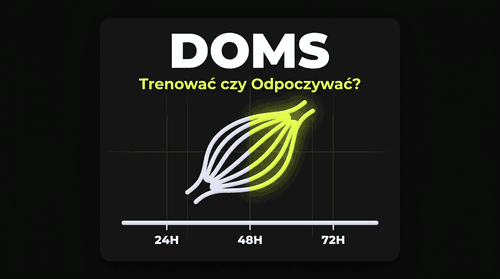 Infografika DOMS: czy trenować z zakwasami po treningu